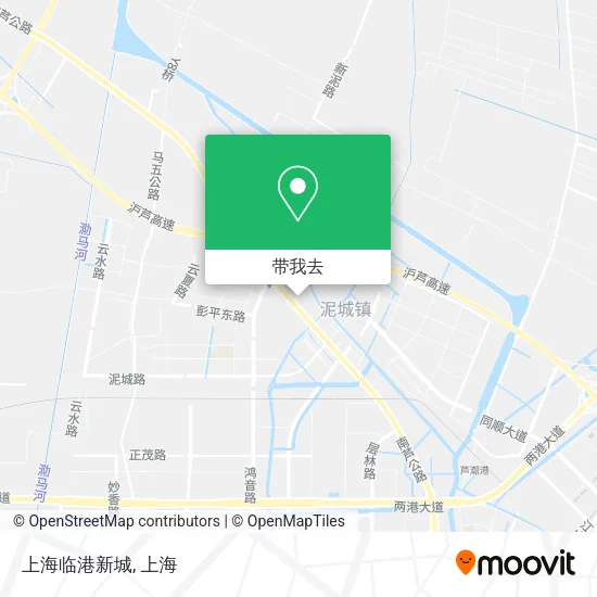上海临港新城地图