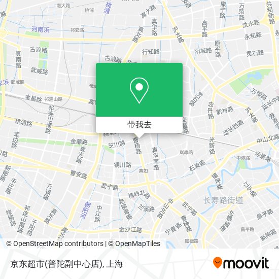 京东超市(普陀副中心店)地图