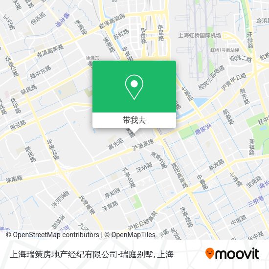 上海瑞策房地产经纪有限公司-瑞庭别墅地图