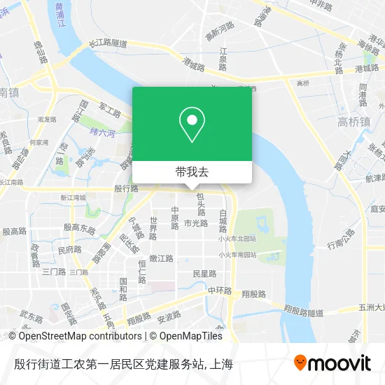 殷行街道工农第一居民区党建服务站地图