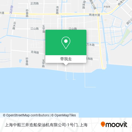 上海中船三井造船柴油机有限公司-1号门地图