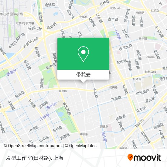 发型工作室(田林路)地图