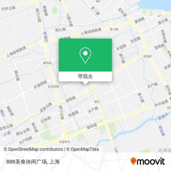 888美食休闲广场地图