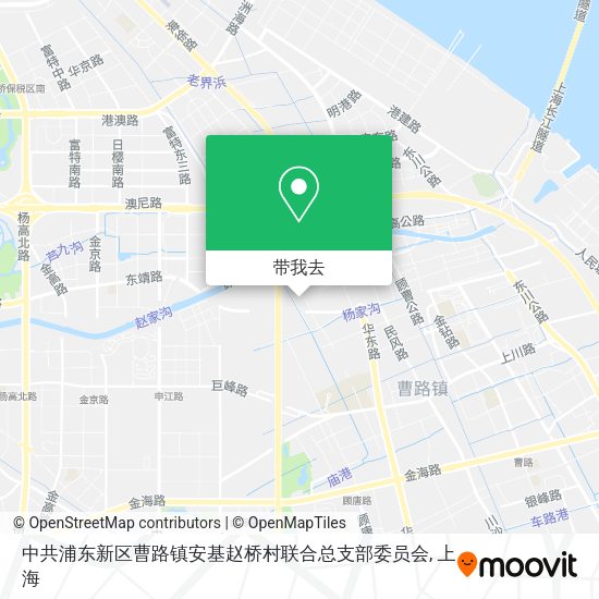 中共浦东新区曹路镇安基赵桥村联合总支部委员会地图