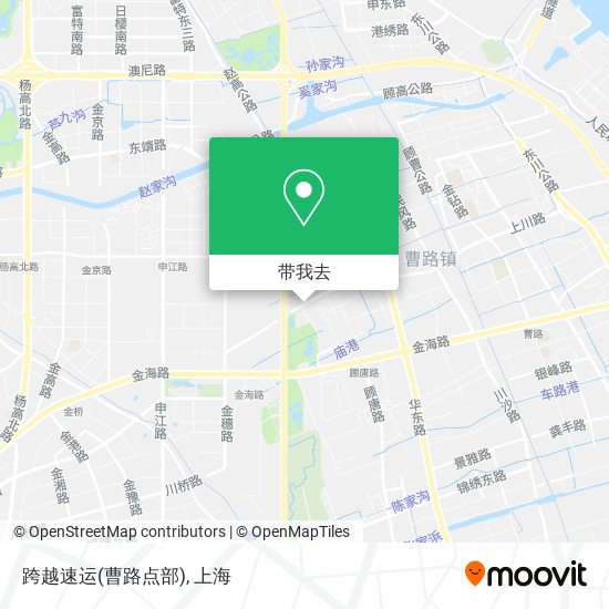 跨越速运(曹路点部)地图