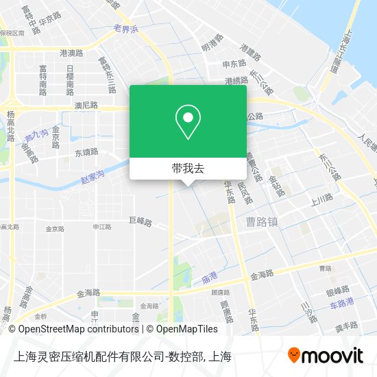 上海灵密压缩机配件有限公司-数控部地图