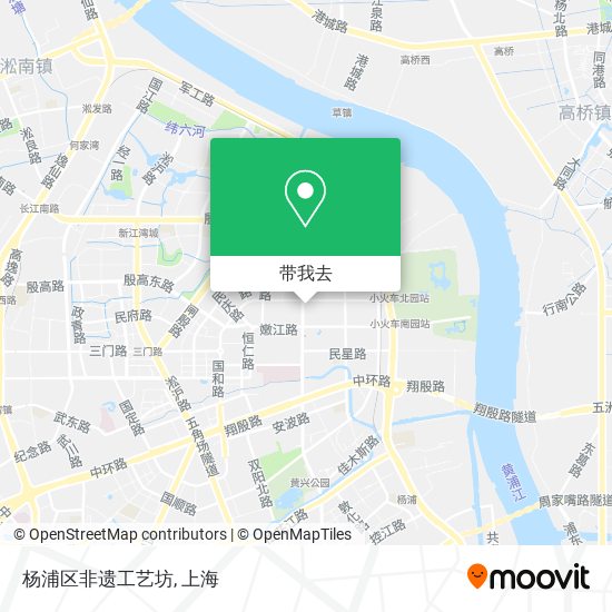 杨浦区非遗工艺坊地图