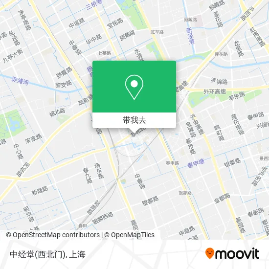 中经堂(西北门)地图