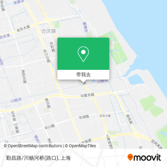 勤昌路/川杨河桥(路口)地图