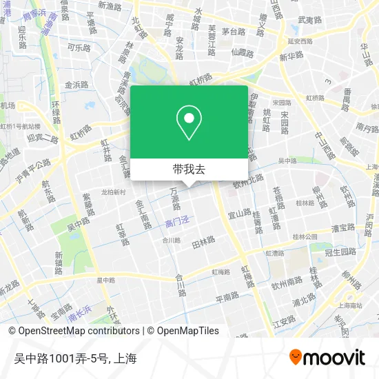 吴中路1001弄-5号地图