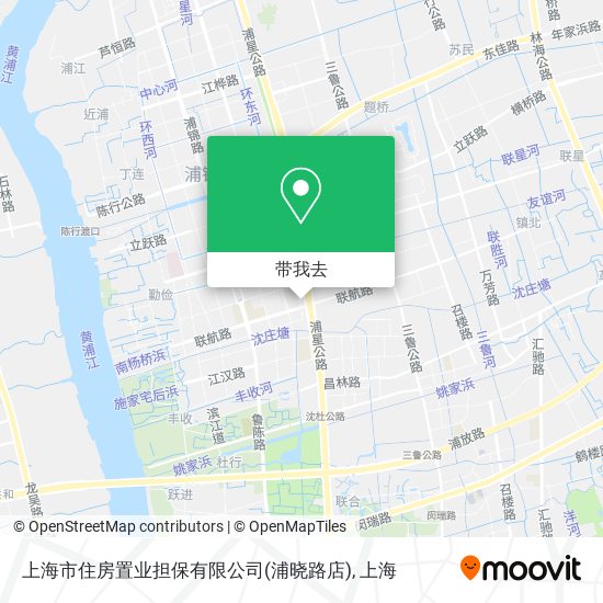 上海市住房置业担保有限公司(浦晓路店)地图
