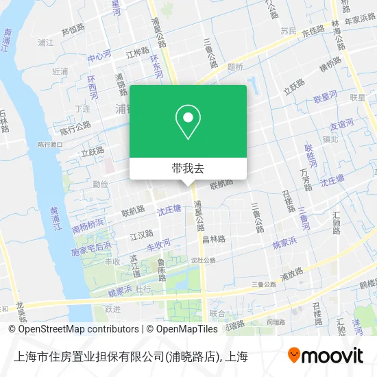 上海市住房置业担保有限公司(浦晓路店)地图