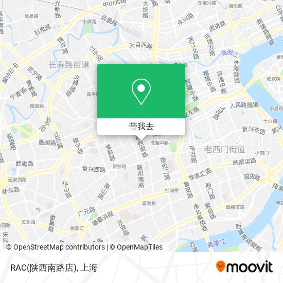 RAC(陕西南路店)地图