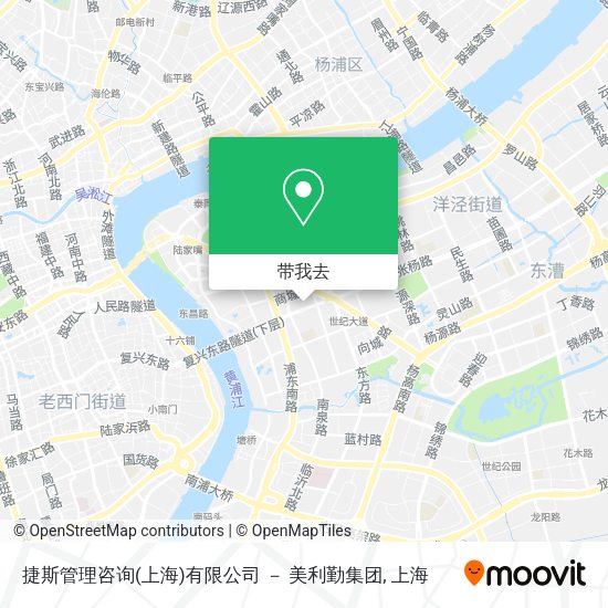 捷斯管理咨询(上海)有限公司 － 美利勤集团地图