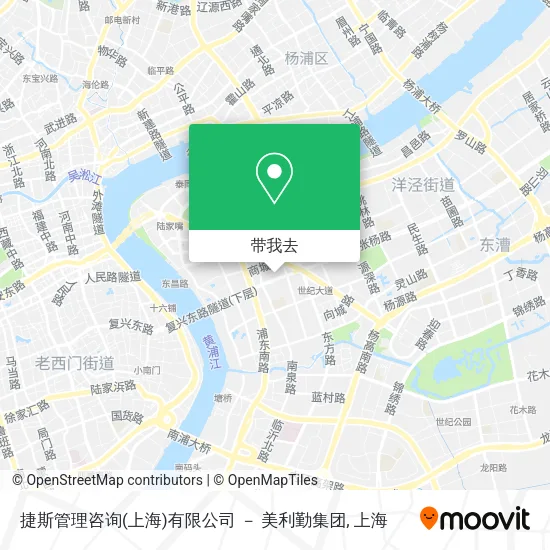 捷斯管理咨询(上海)有限公司 － 美利勤集团地图