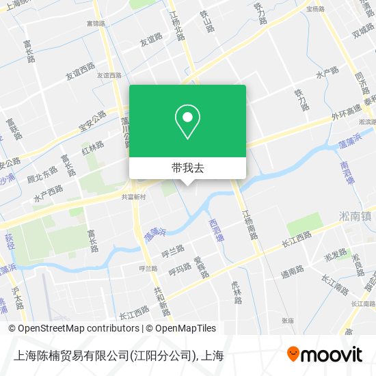 上海陈楠贸易有限公司(江阳分公司)地图