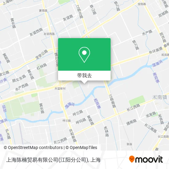 上海陈楠贸易有限公司(江阳分公司)地图