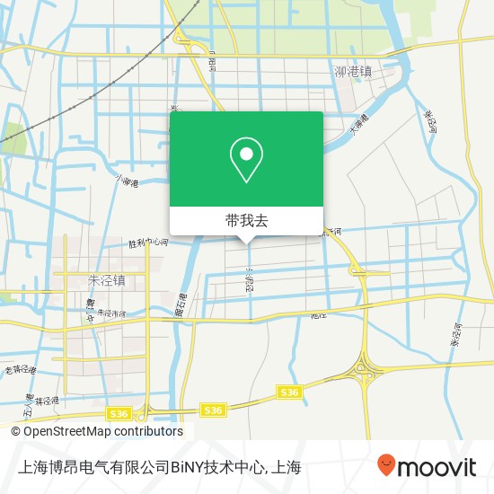 上海博昂电气有限公司BiNY技术中心地图