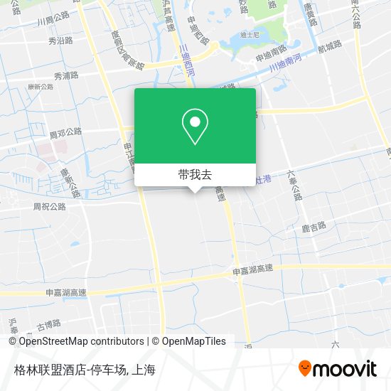 格林联盟酒店-停车场地图