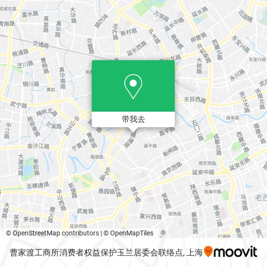 曹家渡工商所消费者权益保护玉兰居委会联络点地图