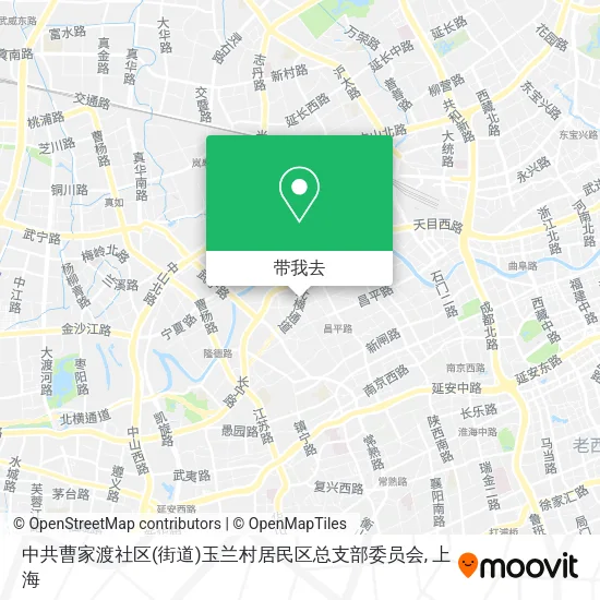 中共曹家渡社区(街道)玉兰村居民区总支部委员会地图