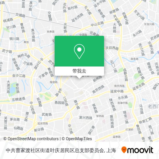 中共曹家渡社区街道叶庆居民区总支部委员会地图