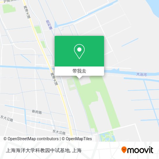 上海海洋大学科教园中试基地地图