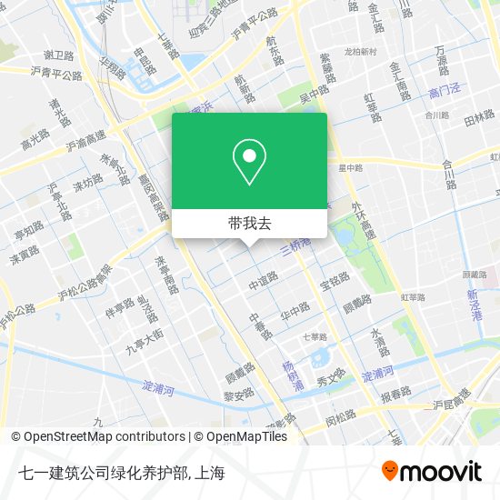 七一建筑公司绿化养护部地图