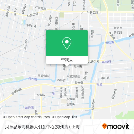 贝乐思乐高机器人创意中心(秀州店)地图