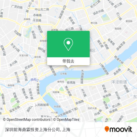 深圳前海鼎霖投资上海分公司地图