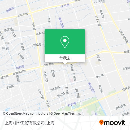 上海相华工贸有限公司地图
