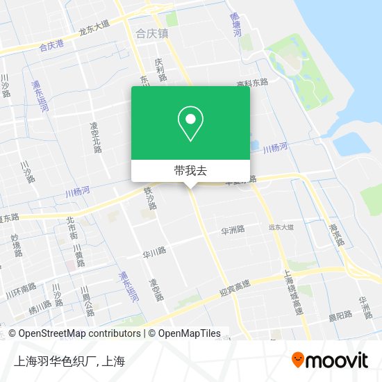 上海羽华色织厂地图