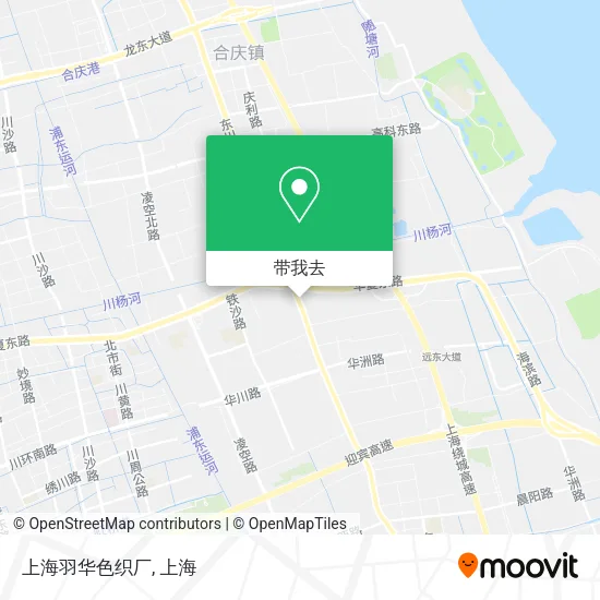 上海羽华色织厂地图