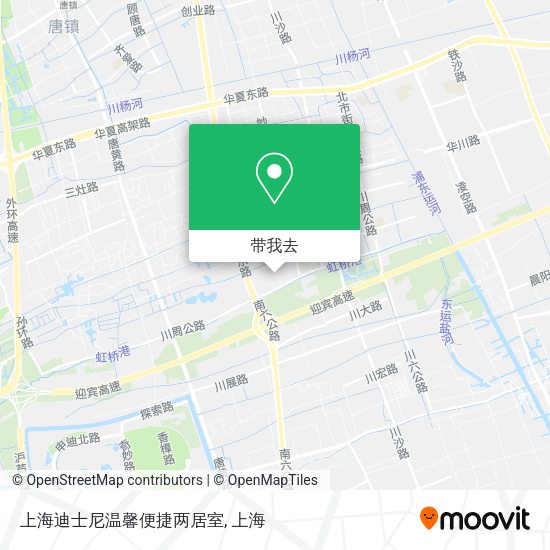上海迪士尼温馨便捷两居室地图