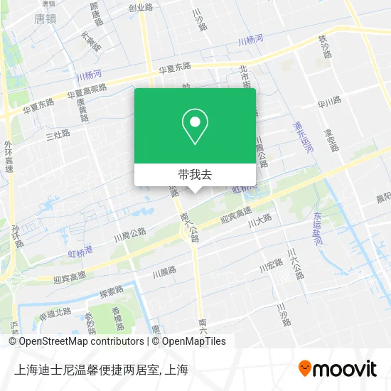 上海迪士尼温馨便捷两居室地图
