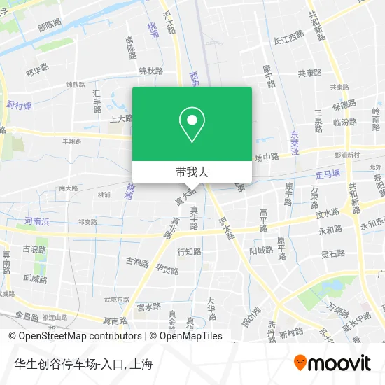 华生创谷停车场-入口地图