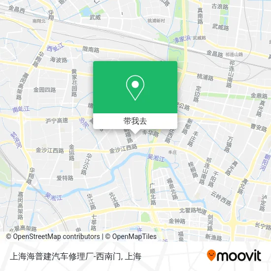 上海海普建汽车修理厂-西南门地图