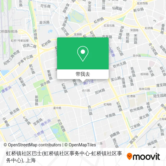 虹桥镇社区巴士(虹桥镇社区事务中心-虹桥镇社区事务中心)地图