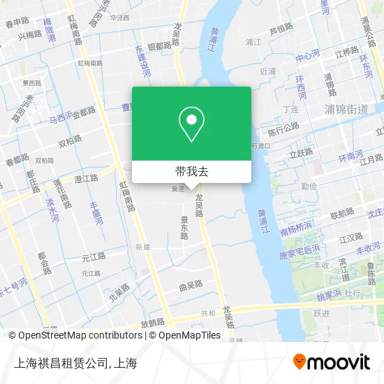 上海祺昌租赁公司地图