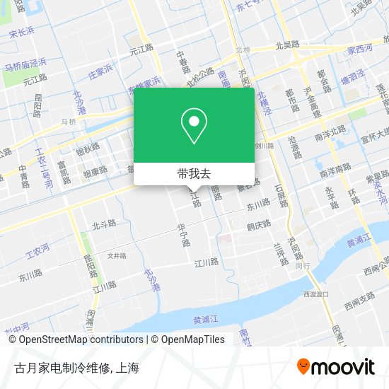 古月家电制冷维修地图