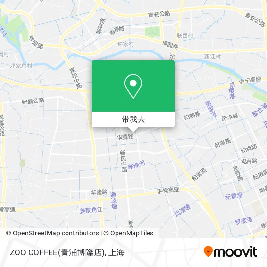 ZOO COFFEE(青浦博隆店)地图