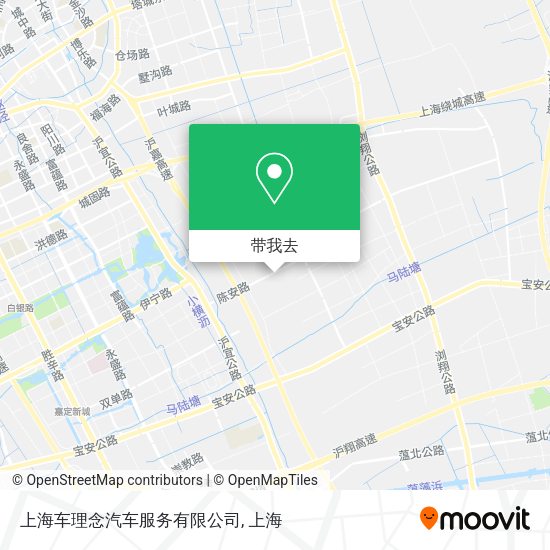 上海车理念汽车服务有限公司地图