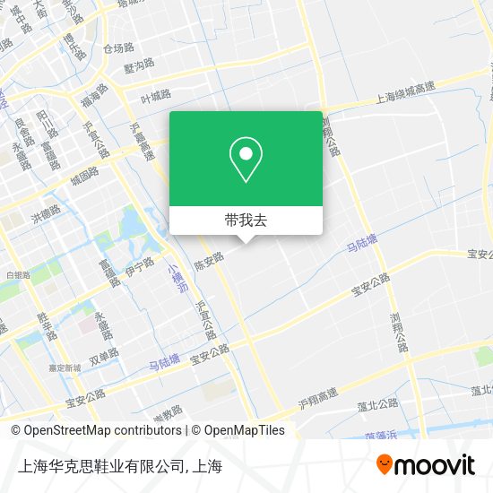上海华克思鞋业有限公司地图