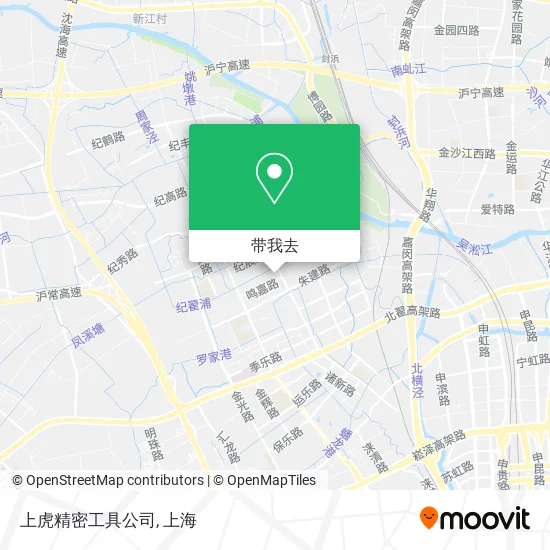 上虎精密工具公司地图