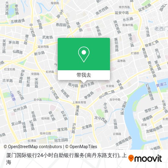 厦门国际银行24小时自助银行服务(南丹东路支行)地图