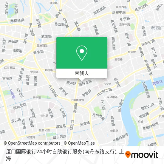 厦门国际银行24小时自助银行服务(南丹东路支行)地图