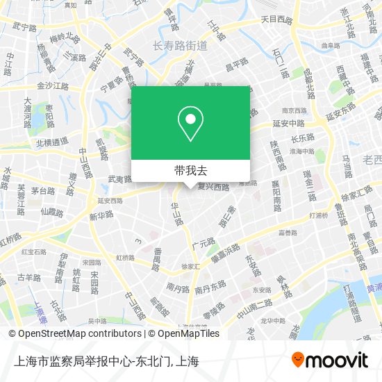 上海市监察局举报中心-东北门地图