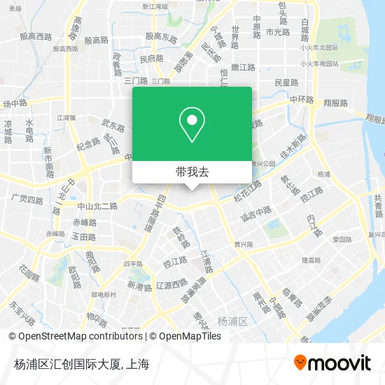 杨浦区汇创国际大厦地图