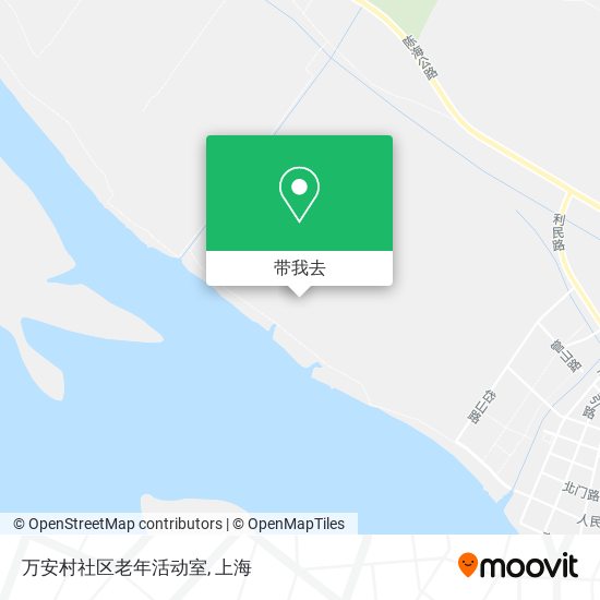 万安村社区老年活动室地图