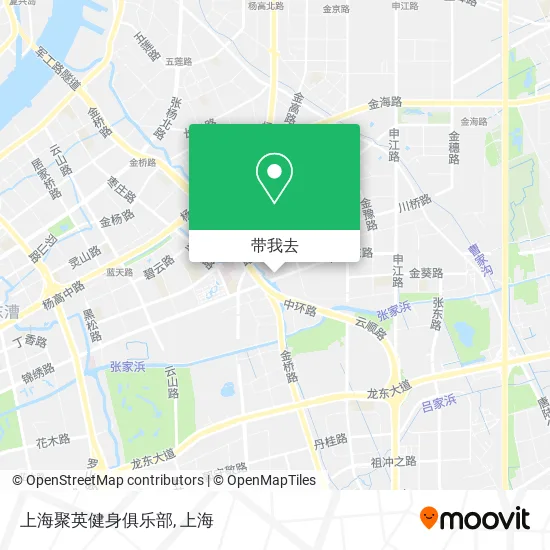 上海聚英健身俱乐部地图
